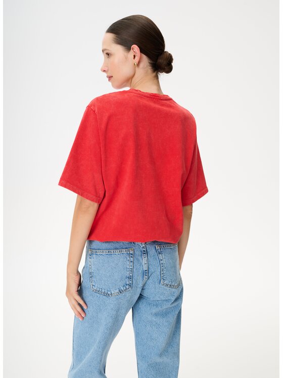LEBRAND LEBRAND T-Shirt Danny Czerwony Regular Fit