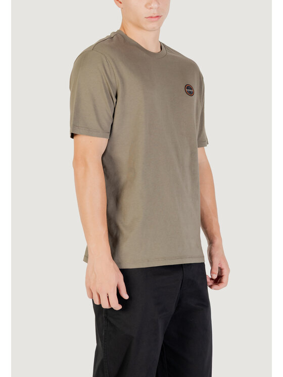Napapijri Napapijri T-Shirt S-BADGE SS 1 Πράσινο Casual Fit
