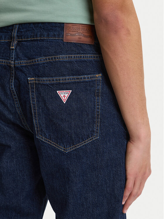 Guess Jeans Guess Jeans Jeansy M5GA90 D5M55 Granatowy Relaxed Fit