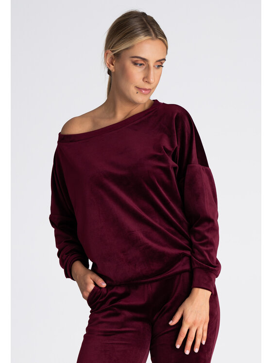 FIGL FIGLFIGL Felpa M968 Bordeaux Regular Fit