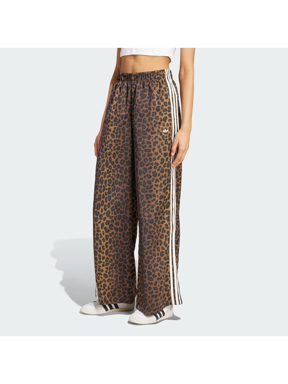 adidas adidas Pantaloni da tuta Satin KA2666 Marrone Wide Leg