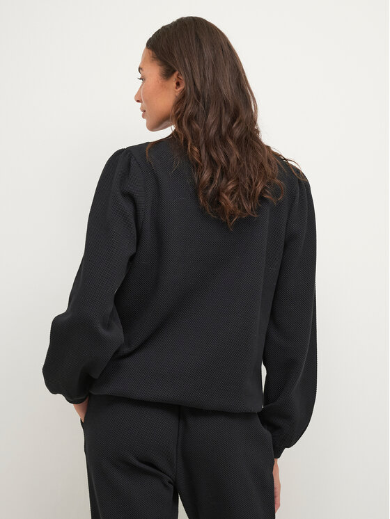 Kaffe Kaffe Μπλούζα Pillo 10507099 Μαύρο Loose Fit