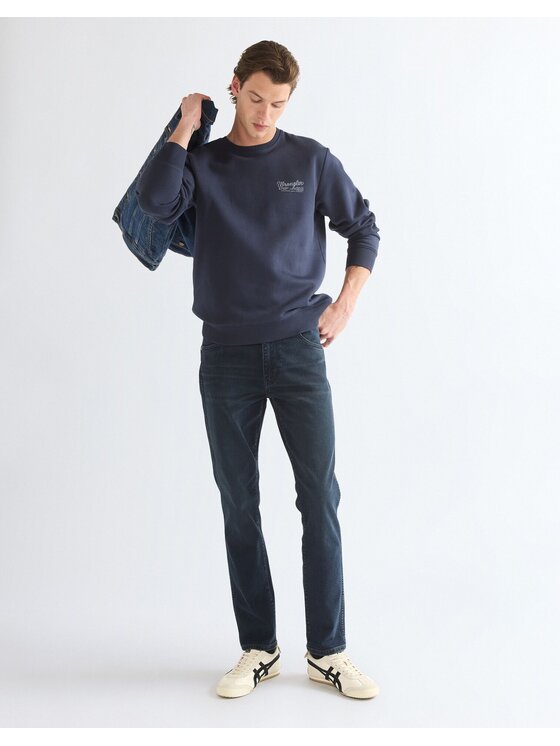 Wrangler Wrangler Jeansy LARSTON Niebieski Slim Fit