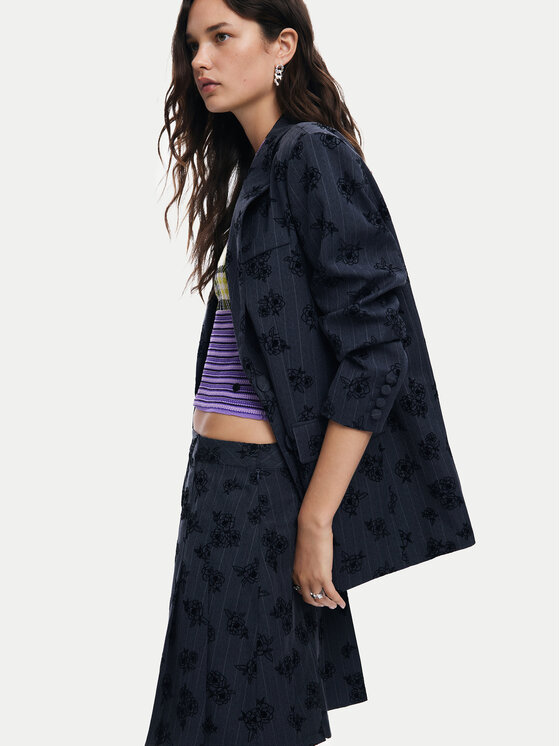 Desigual Desigual Піджак Zagrez 24WWEW46 Сірий Relaxed Fit