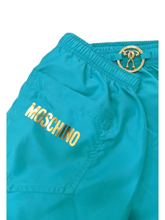 MOSCHINO MOSCHINO Costume da bagno costume - Moschino - gold double question Verde Regular Fit