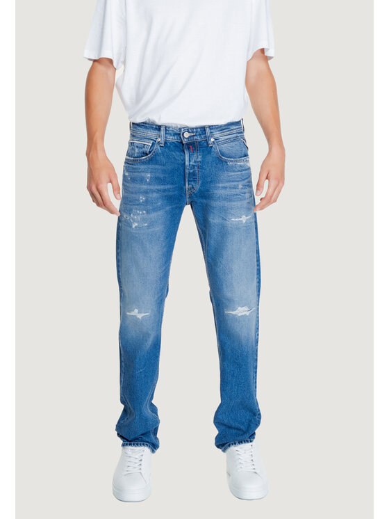 Jeansy REPLAY, Rozmiar W32/L32, Niebieskie, 12 OZ