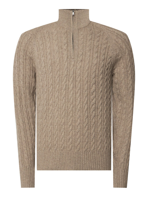 BOSS BOSS Sveter H-Furore 50570640 Hnedá Regular Fit