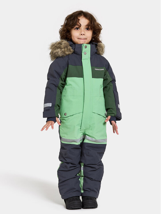 Didriksons Didriksons Žiemos kombinezonas Bjärven 505466 Žalia Regular Fit