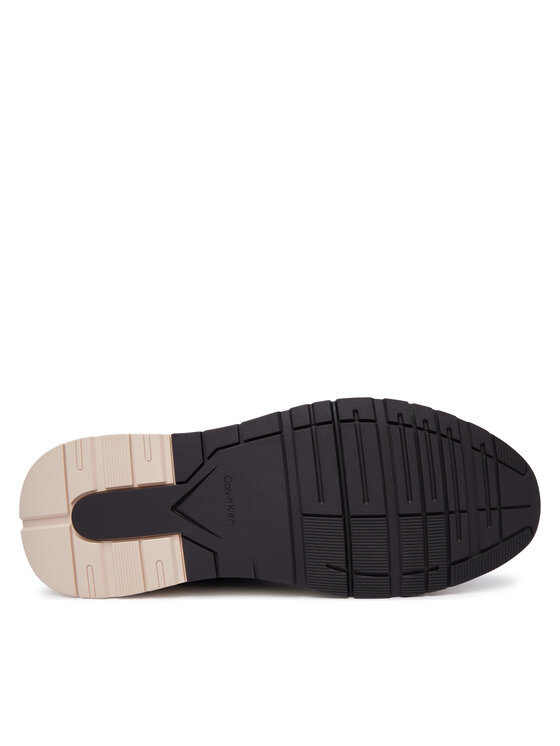 Calvin Klein Calvin Klein Sneakersy City Runner Laceup Lth Mix HM0HM02309 Bordová