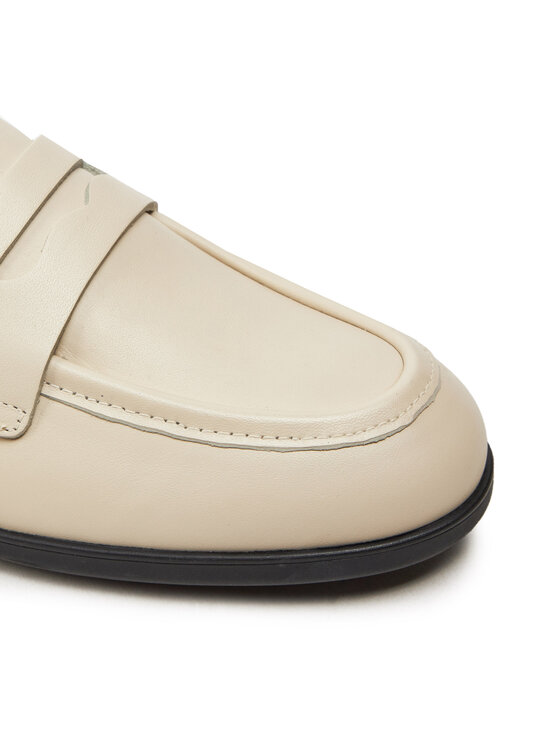 Tommy Hilfiger Tommy Hilfiger Lordsai Flag Leather Classic Loafer FW0FW08030 Smėlio