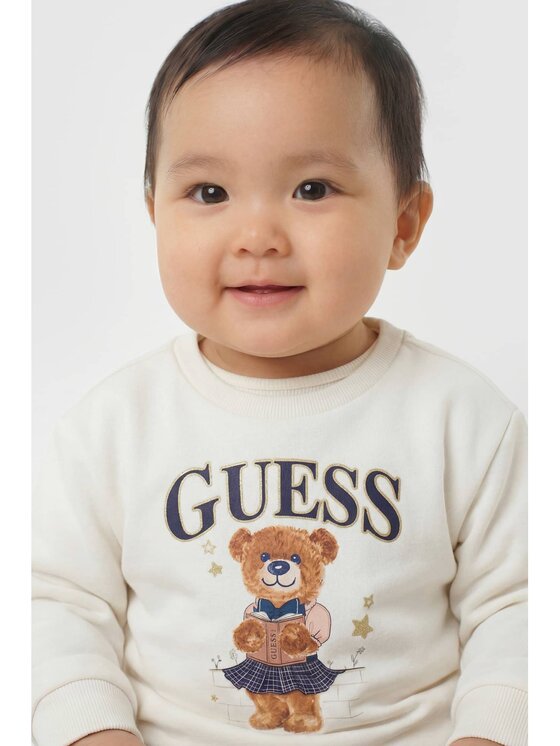 Guess Kids Guess Kids Sweter 183739 Beżowy Classic Fit