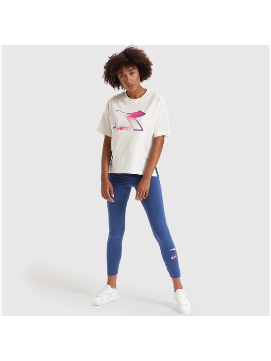 Legginsy, rozmiar S, Niebieskie, DIADORA L.LEGGINGS LUSH
