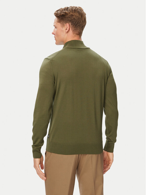 BOSS BOSS Pullover H-Ebenji 50565499 Dunkelgrün Regular Fit