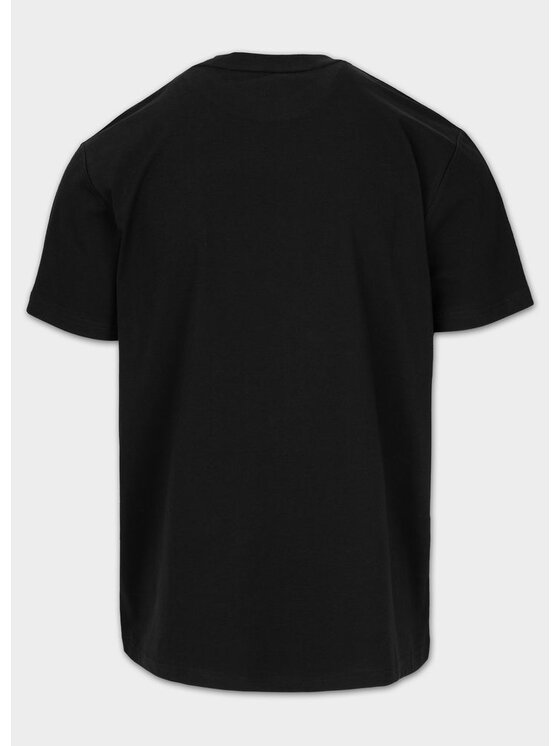 PITBULL PITBULL T-Shirt Koszulka męska TAPE NUGGET L Czarny Regular Fit
