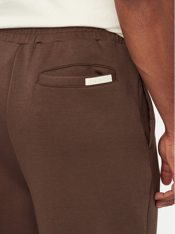 Guess Guess Παντελόνι υφασμάτινο Herald Z6YB17 K4995 Καφέ Straight Fit