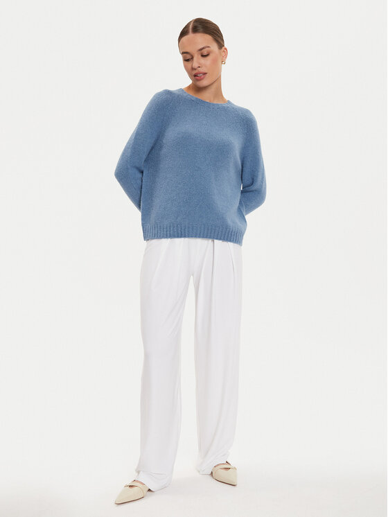 Weekend Max Mara Weekend Max Mara Sveter Ghiacci 2425366111 Modrá Regular Fit