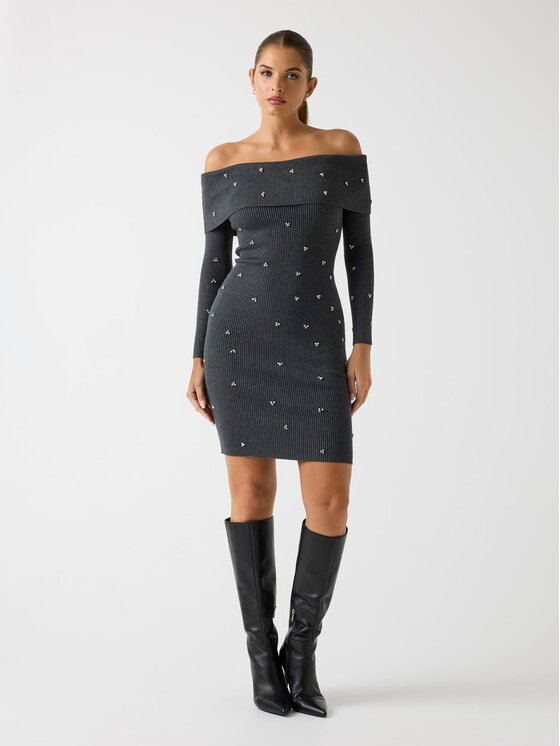 Guess Guess Vestito 179666 Grigio Classic Fit