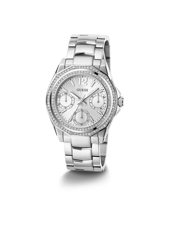 Guess Guess Hodinky GW0685L1 Strieborná