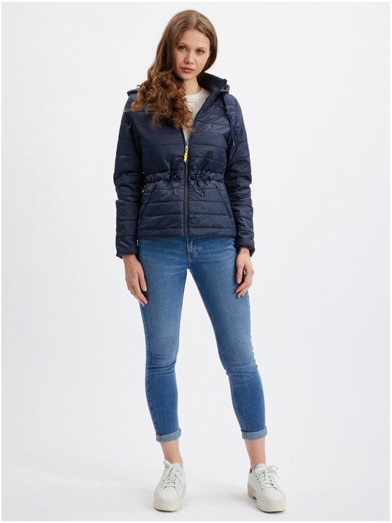 Orsay Orsay Kurtka damska 809016-531000__38 Niebieski Regular Fit