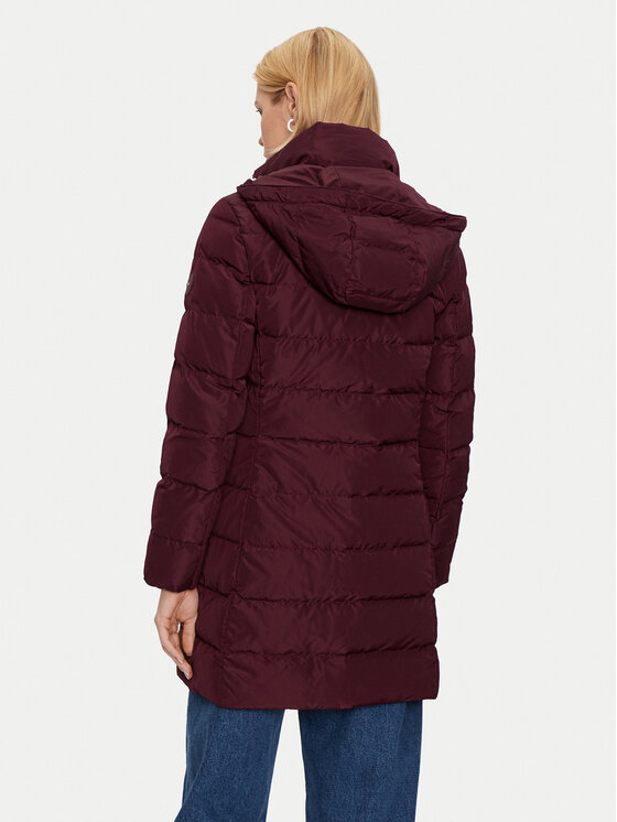 Tommy Hilfiger Tommy Hilfiger Pehelykabát Heritage WW0WW43234 Bordó Regular Fit