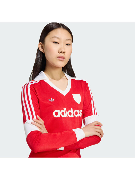 adidas adidas Sukienka codzienna 154383 Czerwony Slim Fit