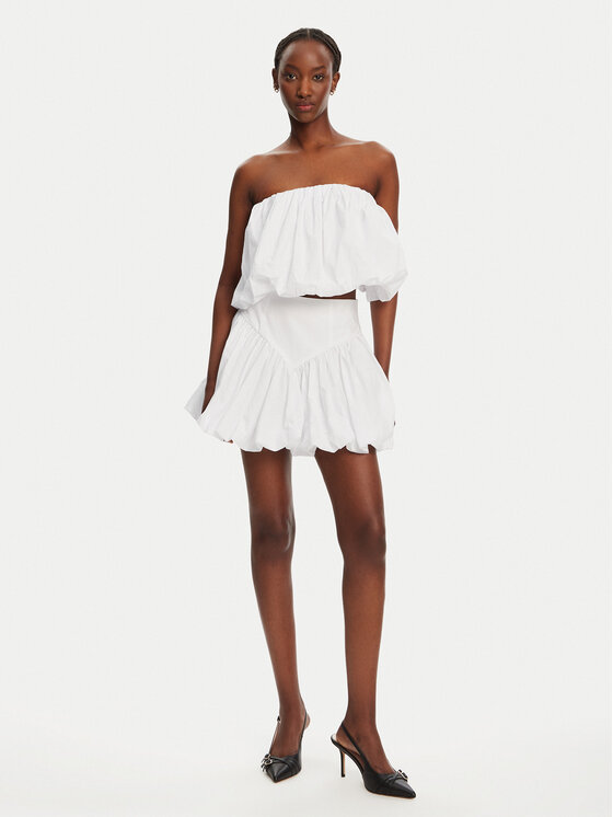 Bardot Bardot Blúzka Lissett Poplin 59795TB Biela Relaxed Fit