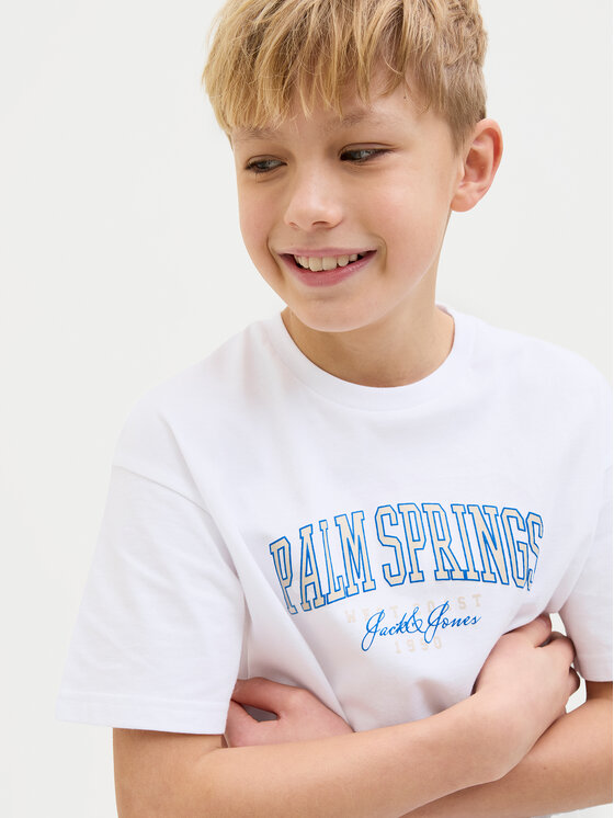 Jack & Jones Jack & Jones Marškinėliai Detroit 12269816 Balta Relaxed Fit