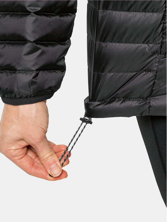 Jack Wolfskin Jack Wolfskin Kurtka puchowa Passamani Down Hoody 1207101 Czarny Regular Fit