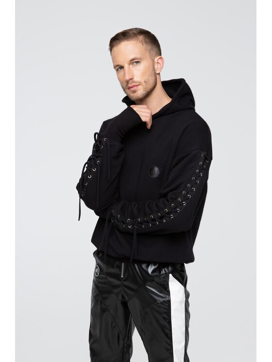 Pilawski Pilawski Bluza bluza Czarny Regular Fit