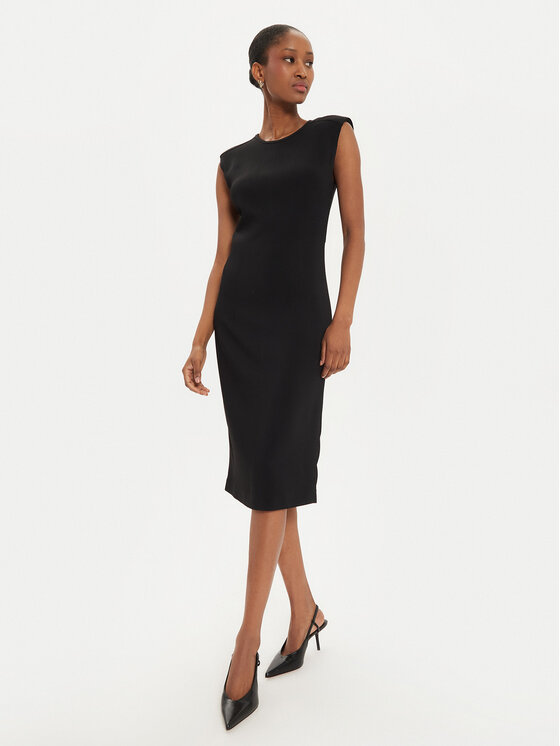 PINKO PINKO Kokteilikleit 104216 A213 Must Slim Fit