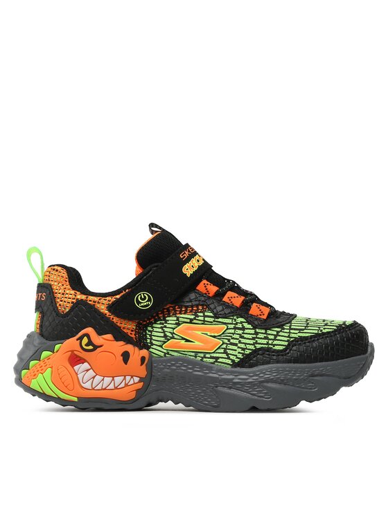 Skechers Snīkeri Dino Lights 400615L/BKOR Melns