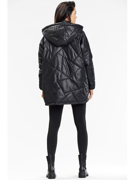 Awama Awama Giacca da donna A687 Nero Basic Fit