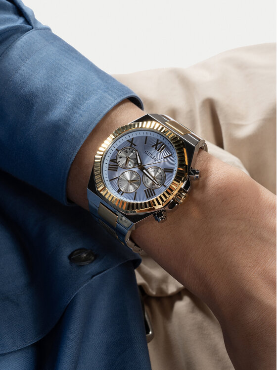 Guess Guess Hodinky Equity GW0703G3 Strieborná