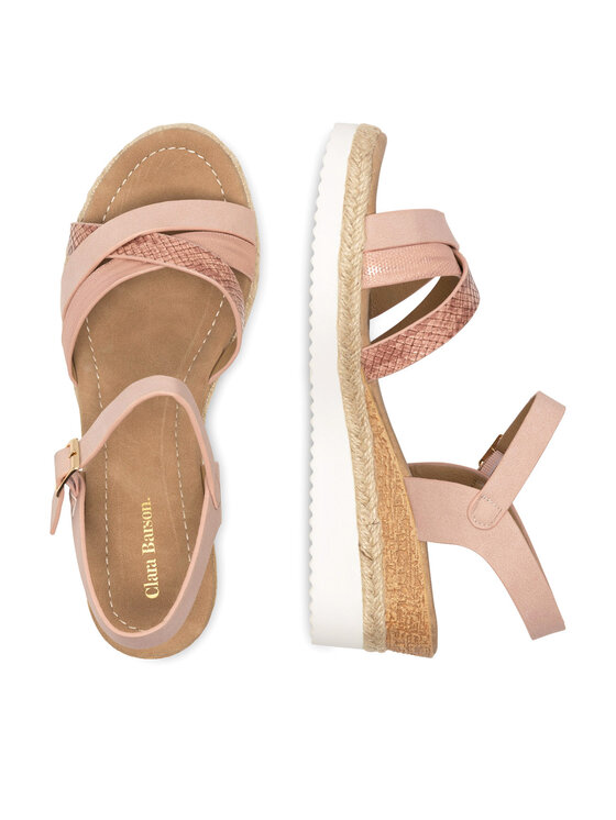 Clara Barson Clara Barson Espadryle WYL0510-04 Różowy