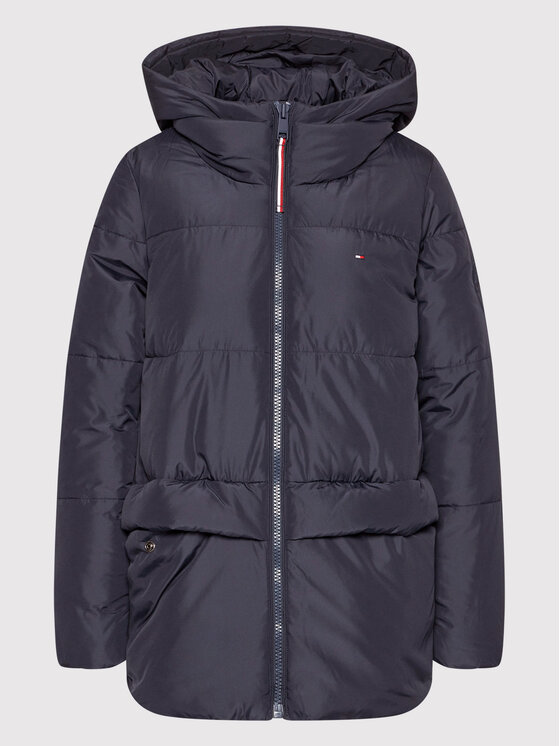 Tommy Hilfiger Tommy Hilfiger Зимно яке Ess Sorona WW0WW32197 Тъмносин Regular Fit