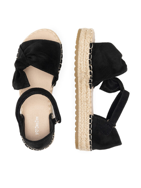 DeeZee DeeZee Espadryle CSS20378-01 Czarny