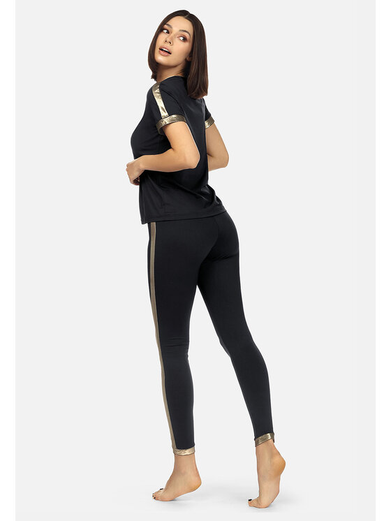 Feba Feba T-Shirt BLU02 Czarny Regular Fit