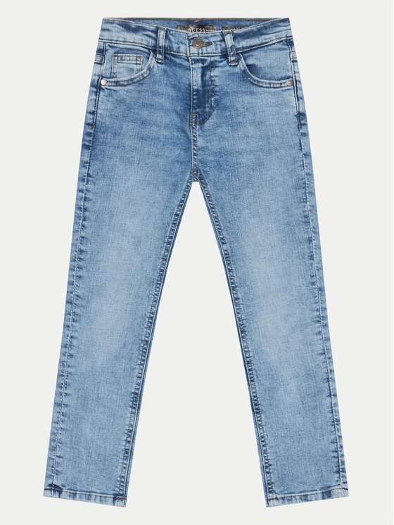Chłopięce Jeansy Guess, Rozmiar 10Y, Niebieskie, L3YA00 D52Z0