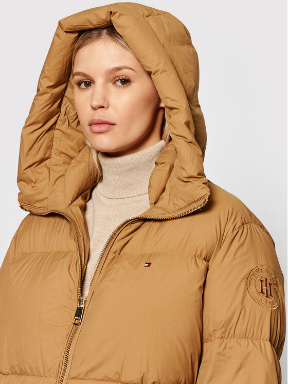 Tommy Hilfiger Tommy Hilfiger Μπουφάν πουπουλένιο Nylon Down WW0WW31702 Καφέ Relaxed Fit