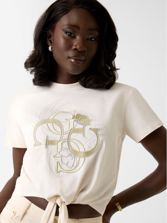 Guess Guess T-Shirt 181737 Biały Classic Fit
