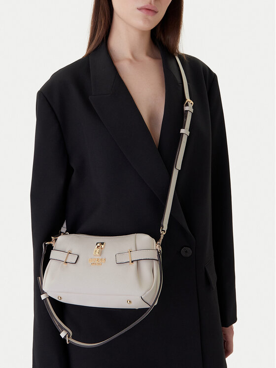 Guess Guess Дамска чанта Yesba Mini HWBG78 33720 Екрю