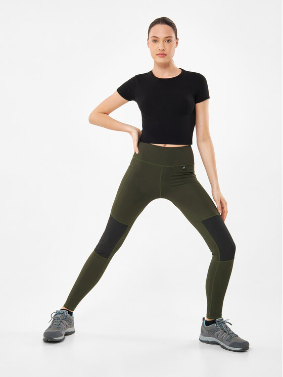 Viking Viking Legginsy Levanta Lady Khaki Slim Fit