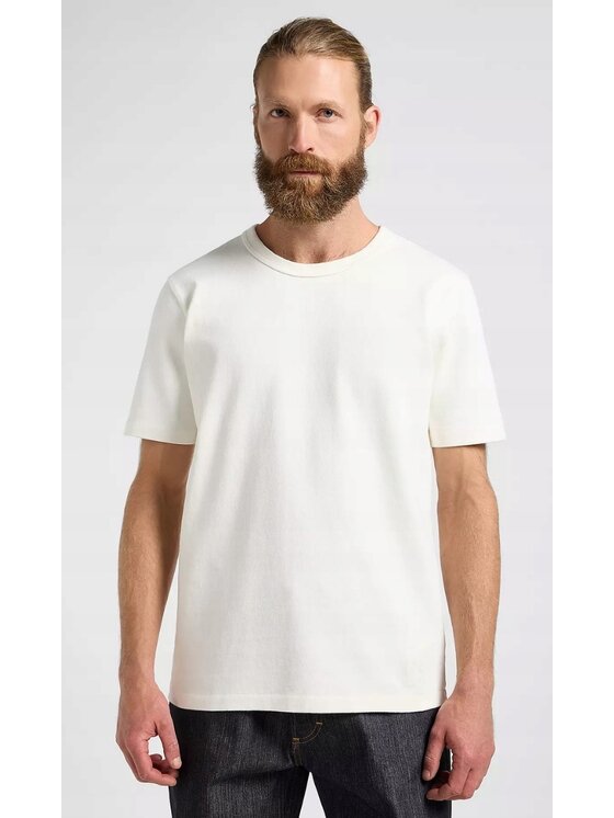 Lee Lee T-Shirt 101 Core Tee Biały Regular Fit