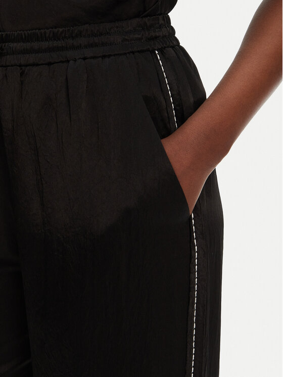 PINKO PINKO Bavlnené nohavice 104595 A2BU Čierna Regular Fit