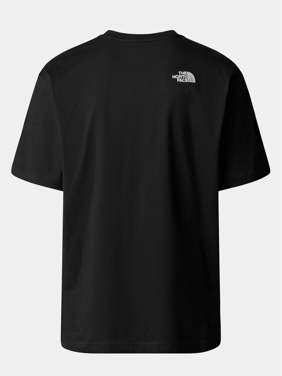 The North Face The North Face Тишърт Simple Dome NF0A87NR Черен Oversize
