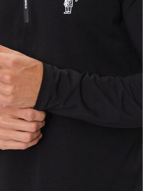 KARL LAGERFELD KARL LAGERFELD Polo marškinėliai 745403 543221 Juoda Regular Fit