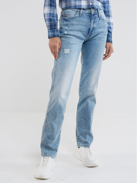 BIG STAR BIG STAR Jeansy MYRRA_169_190 Niebieski Straight Fit