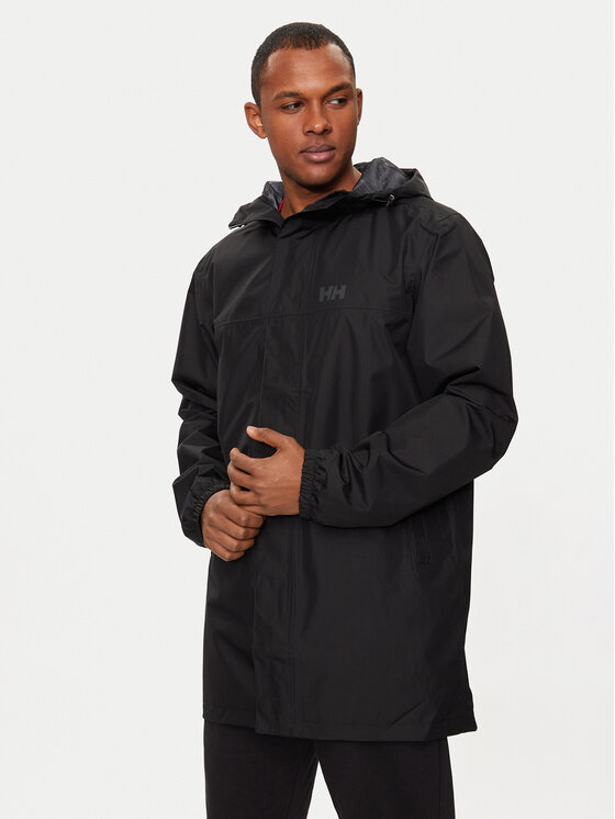 Helly Hansen Lietus jaka Vancouver Rain Coat 54097 Melns Regular Fit