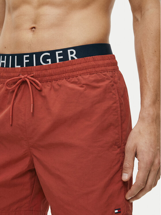 Tommy Hilfiger Tommy Hilfiger Pantaloni scurți pentru înot UM0UM03749 Roșu Regular Fit