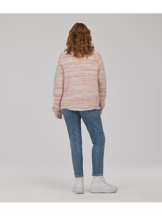 Lee Cooper Lee Cooper Sweter SONIA Różowy Regular Fit